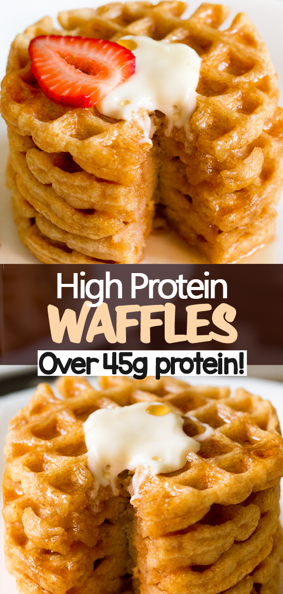 Protein Waffles Recipe with Protein Powder