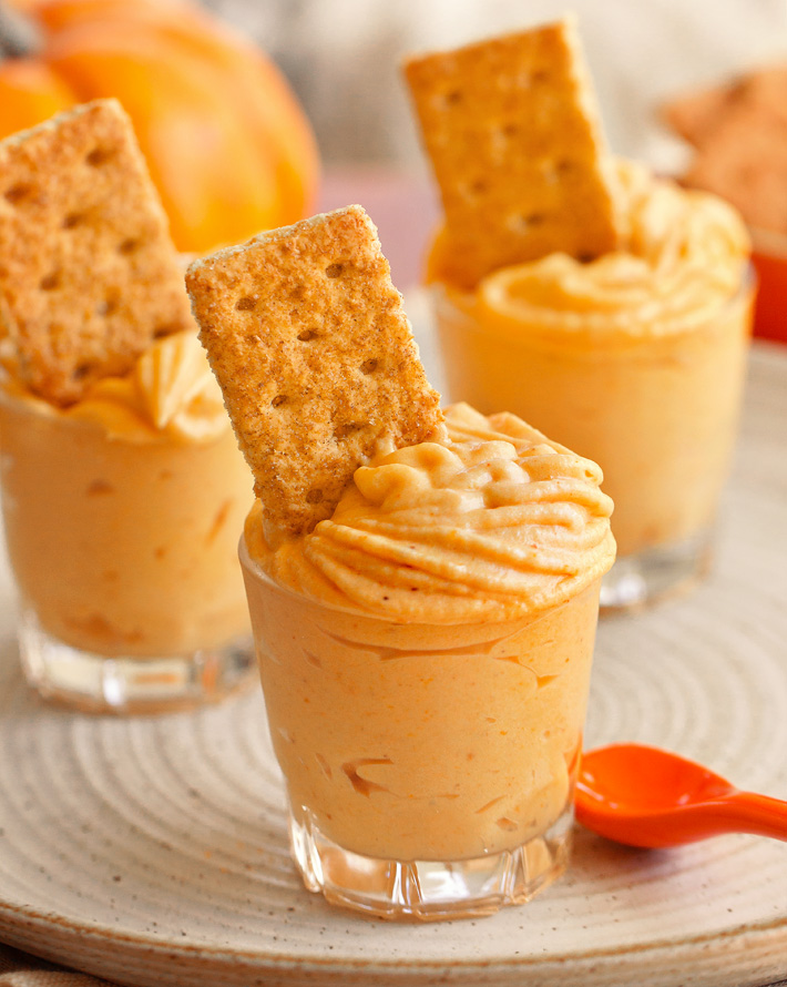 Pumpkin pie mousse