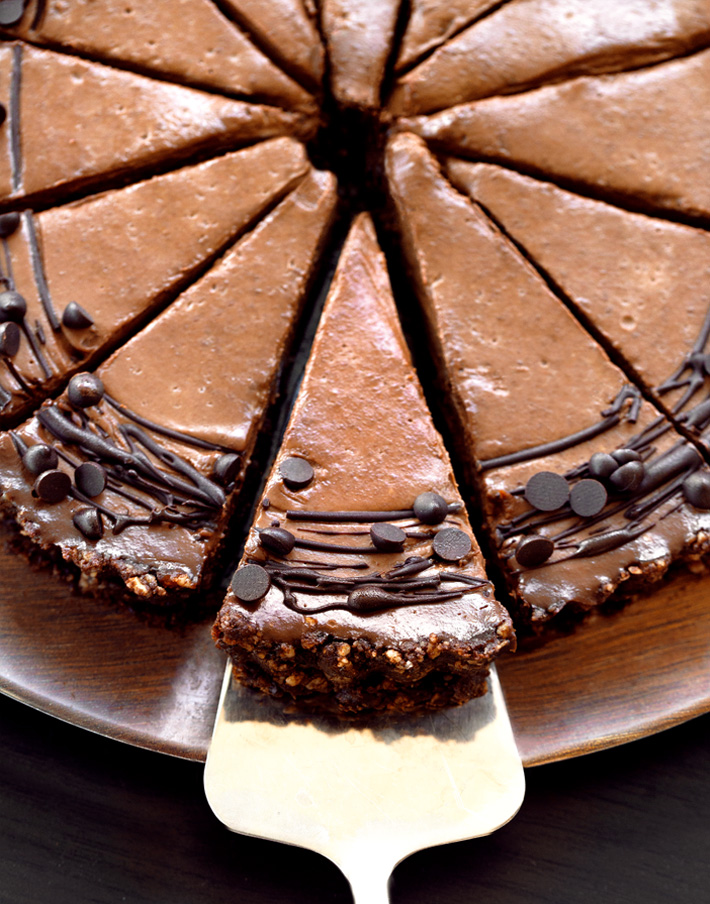 Raw Vegan Chocolate Ganache Tart