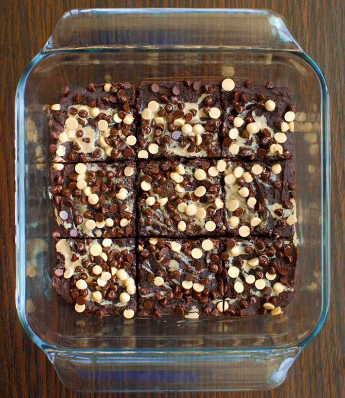 Tahini Swirl Brownies