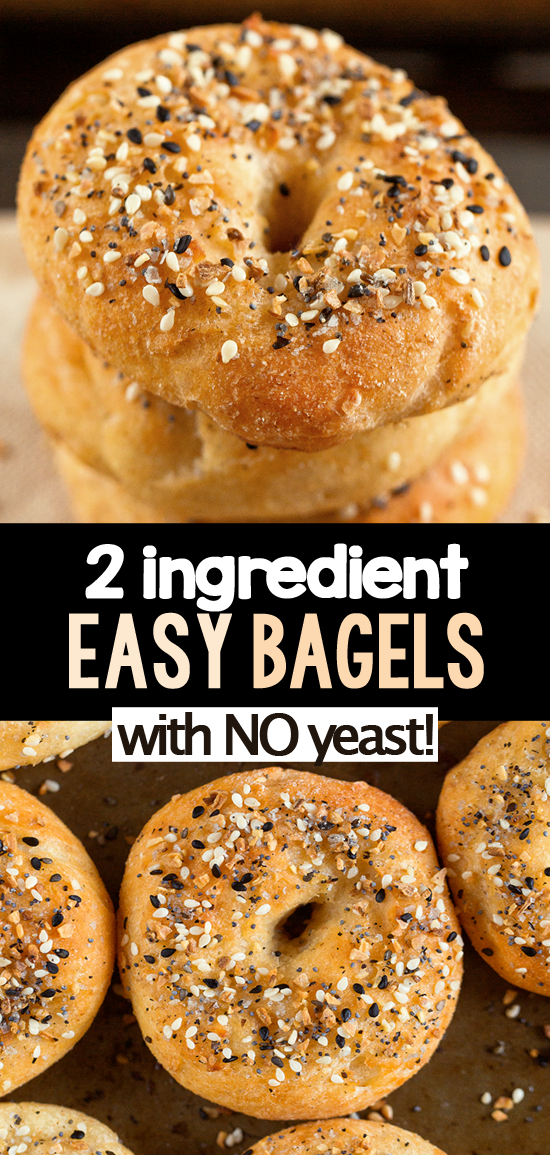 Two Ingredient Bagels (Vegan, Gluten Free)