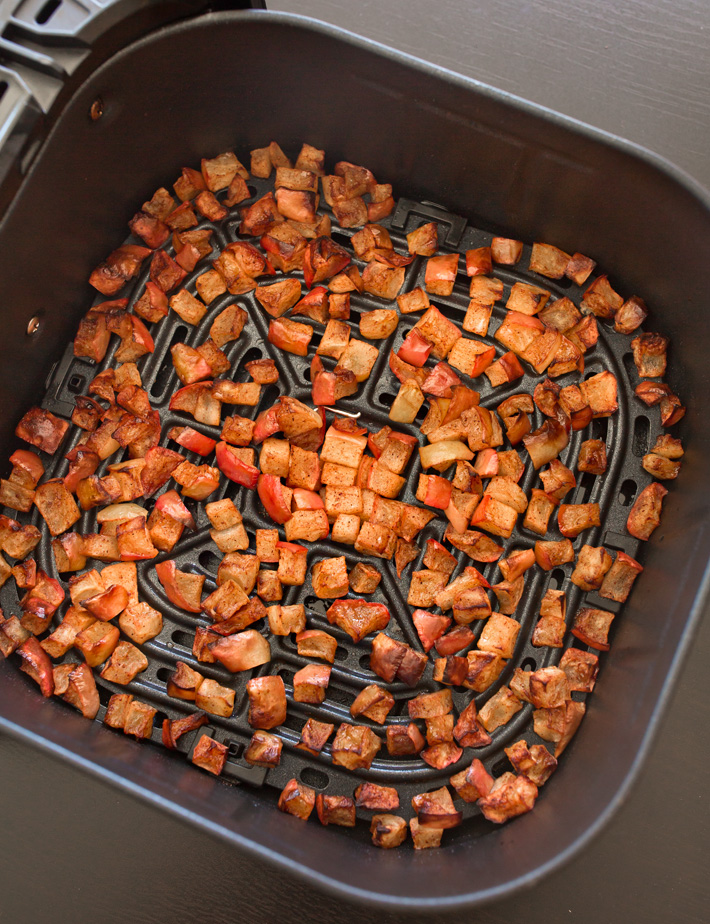 Baked Apples in an Air Fryer Machine