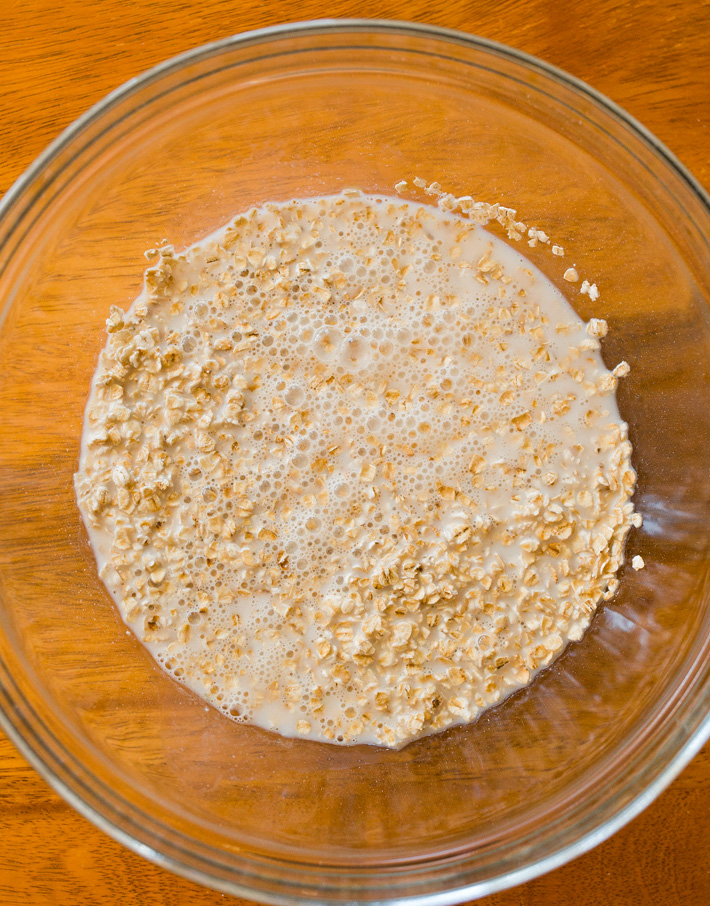 Brown Sugar Oat Muffin Batter