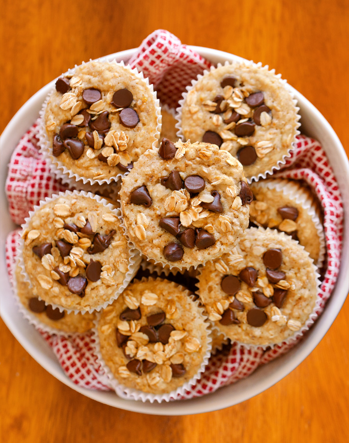 Healthy Breakfast Oatmeal Muffins