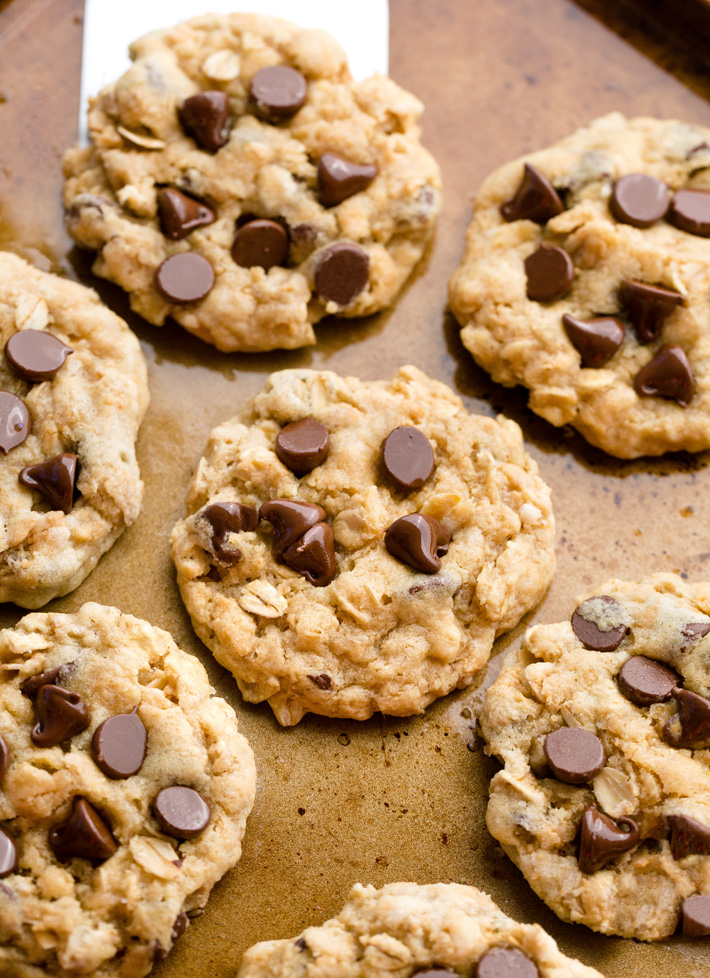 Healthy Oatmeal Chocolate Chip Cookies