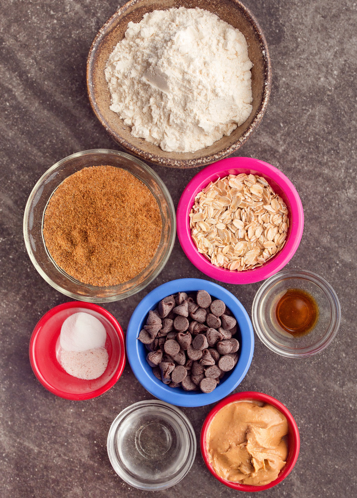 Oatmeal Chocolate Chip Cookie Ingredients