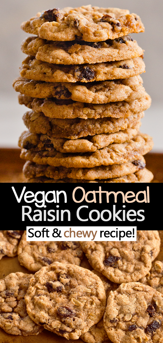 Easy and Healthy Vegan Oatmeal Raisin Cookies Recipe