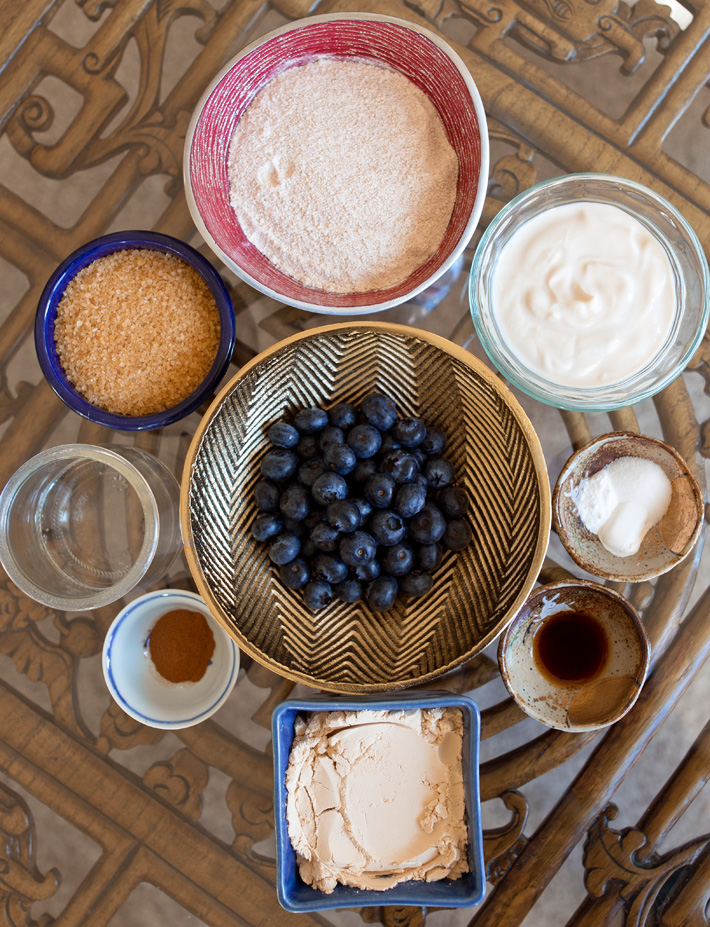 Blueberry Protein Muffins Ingredients