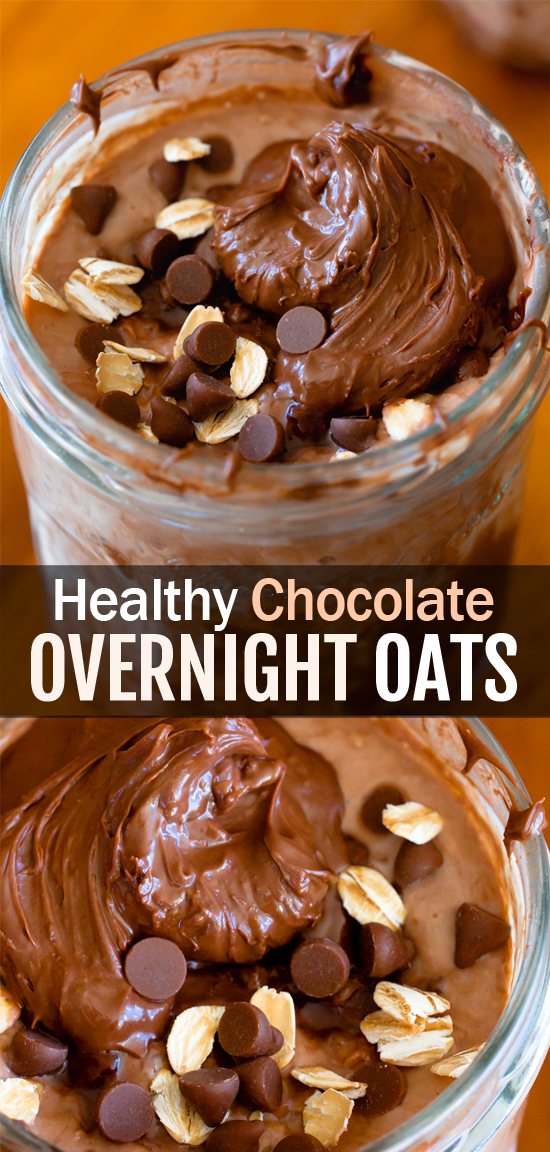 Easy Double Hot Chocolate Overnight Oats Recipe