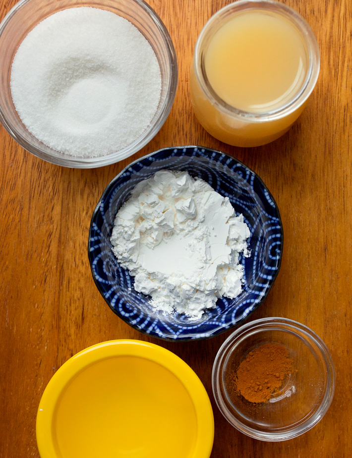 Eggless Lemon Curd Ingredients