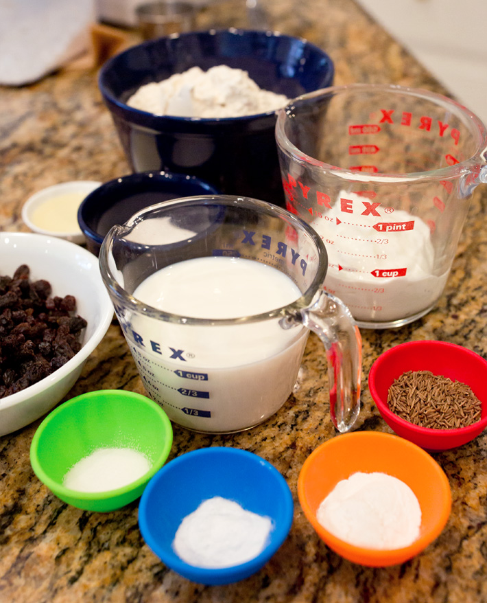 Irish Soda Quick Bread Ingredients