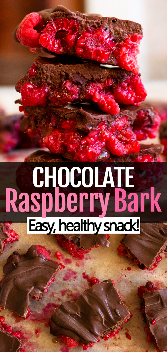 Keto Vegan Raspberry Chocolate Bark