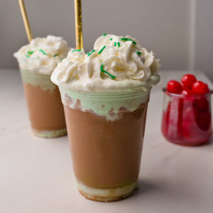 Healthy Chocolate Shamrock Shakes Recipe