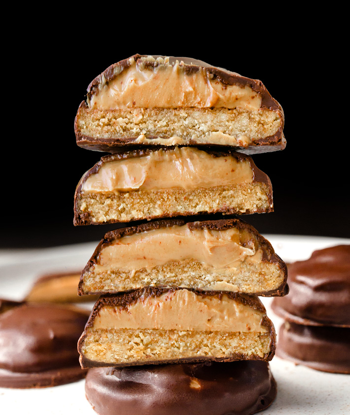 Homemade Tagalong Girl Scout Cookies