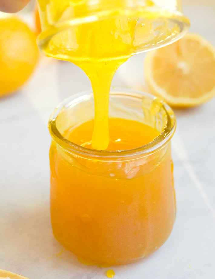 Vegan Lemon Curd Jar