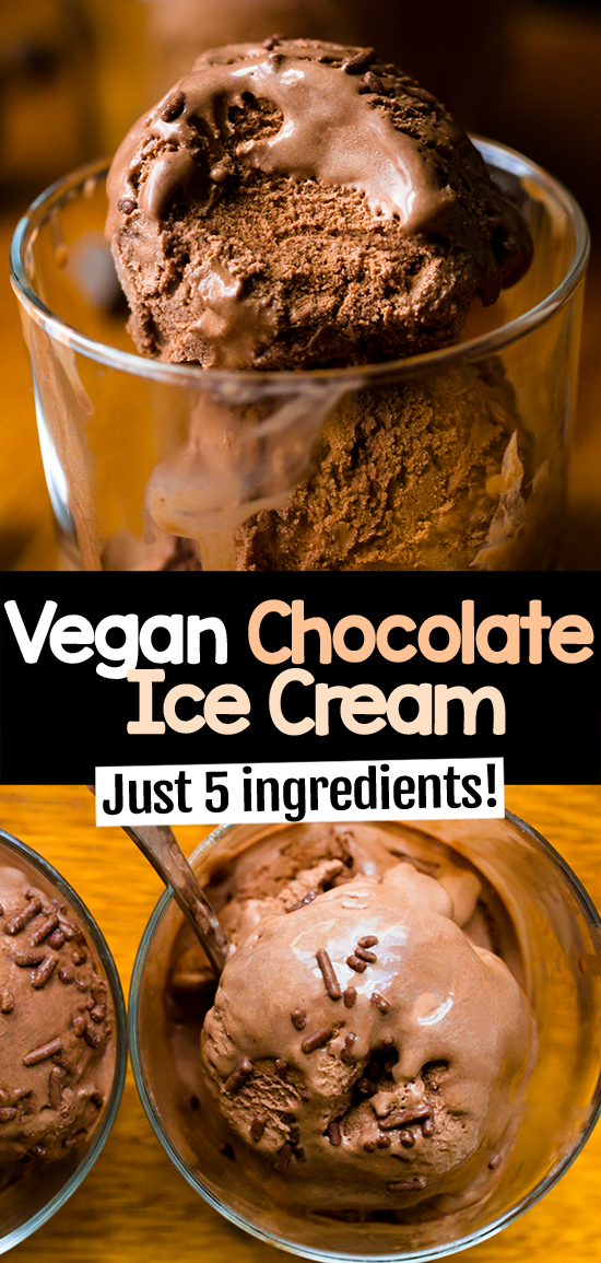Easy Plant Based Chocolate Ice Cream (Vegan Dessert) Easy Plant Based Chocolate Ice Cream (Vegan Dessert)