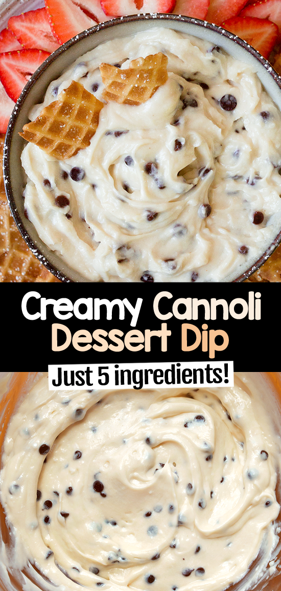 Easy Creamy Cannoli Dessert Dip (Trader Joes CopyCat Recipe) Easy Creamy Cannoli Dessert Dip (Trader Joe's CopyCat Recipe)