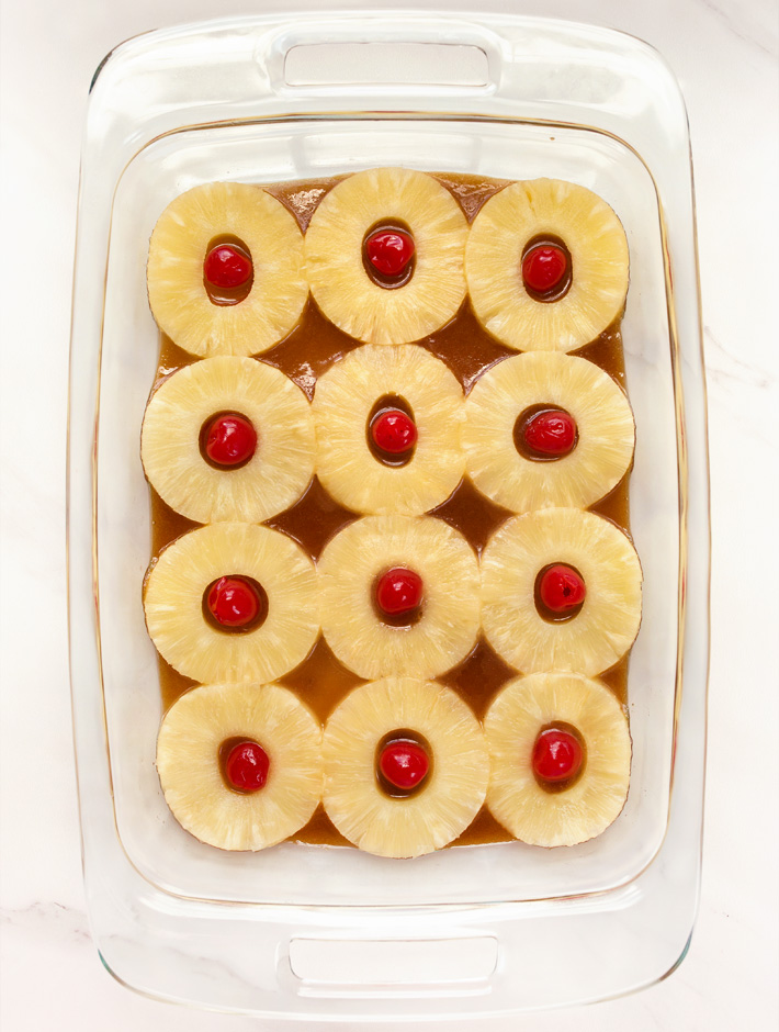 Pineapple Upside Down Cake Step By Step
