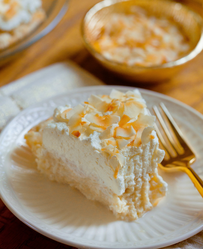 Eggless Coconut Cream Pie