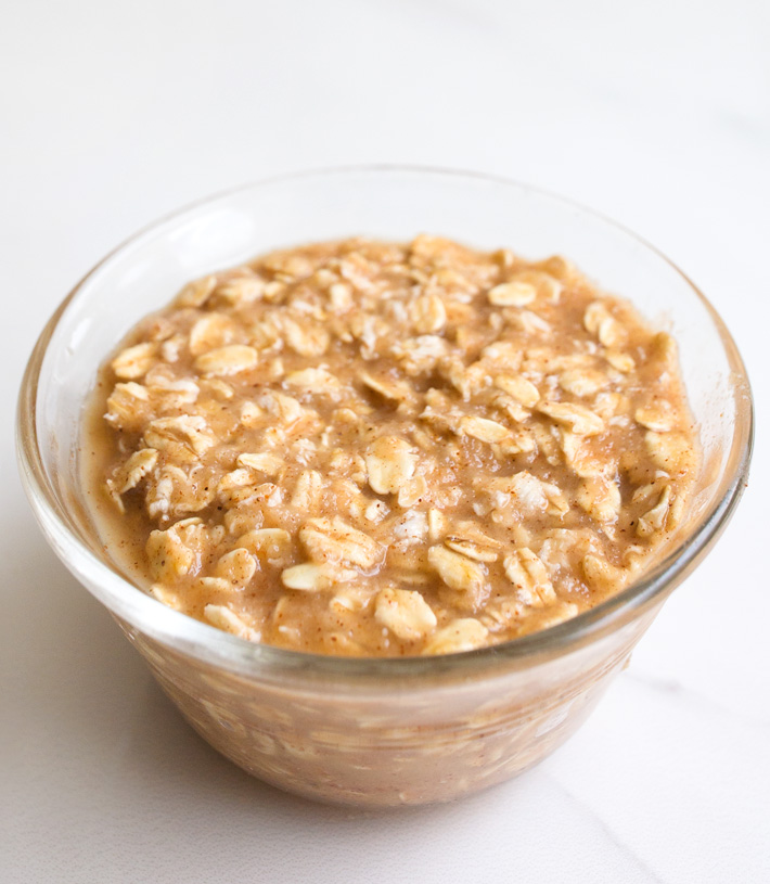 Avena al horno de microondas