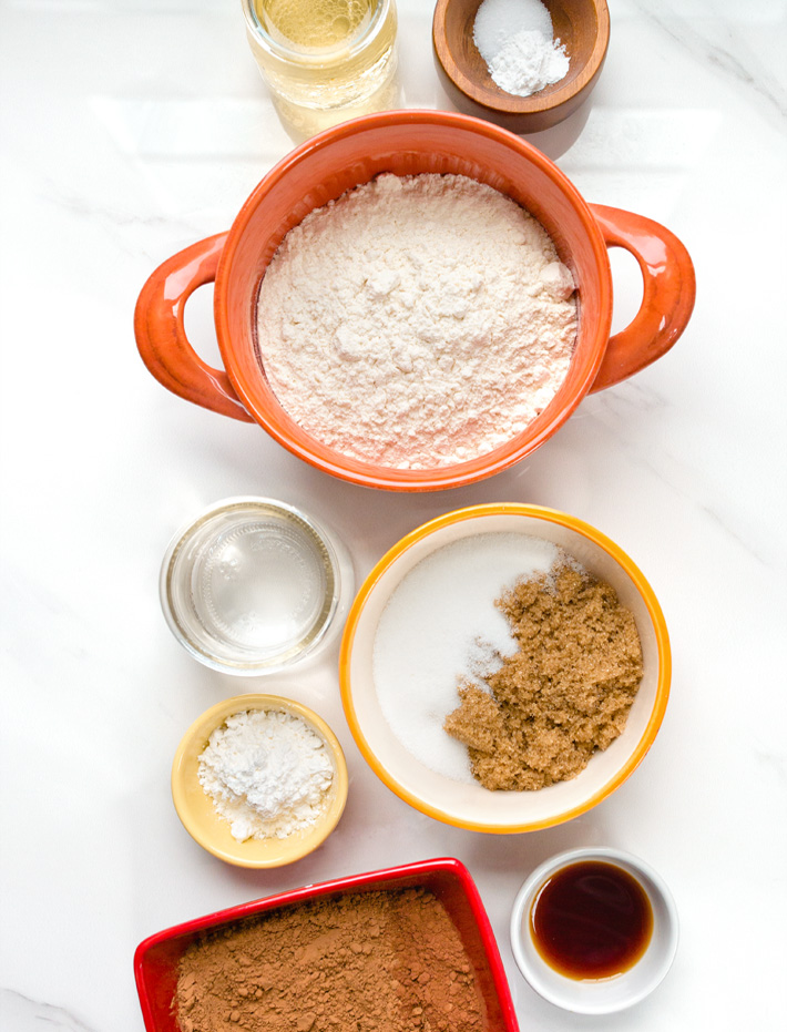 Homemade Pumpkin Brownie Ingredients