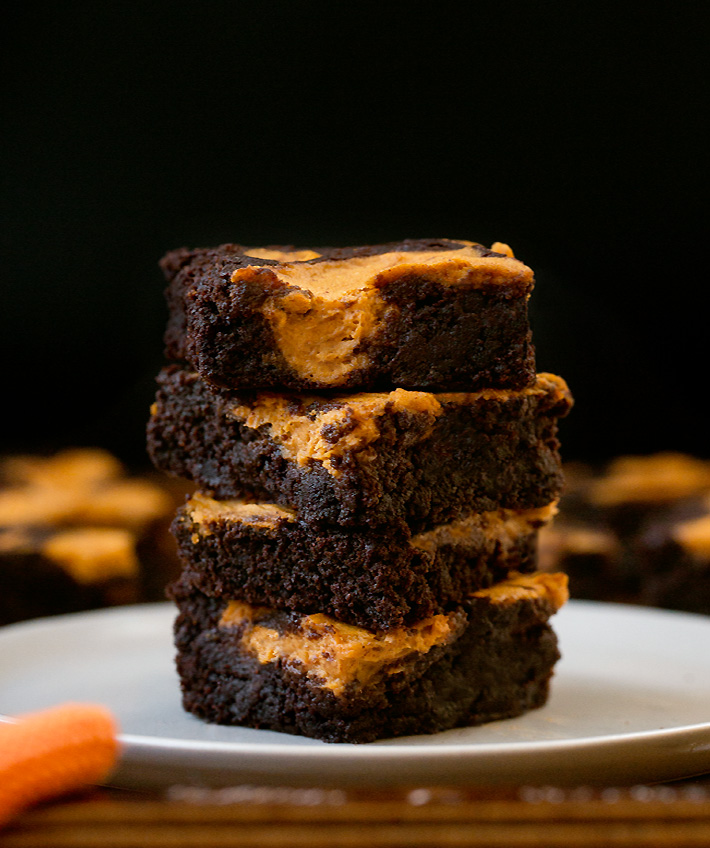 Pumpkin Brownies (Vegan, Dairy Free)