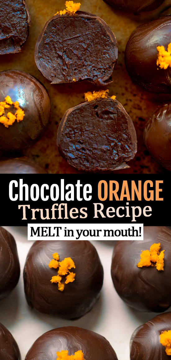 DIY Chocolate Orange Truffle Recipe (Dairy Free, Vegan)