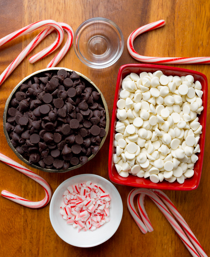 Vegan Peppermint Bark Ingredients (Dairy Free)