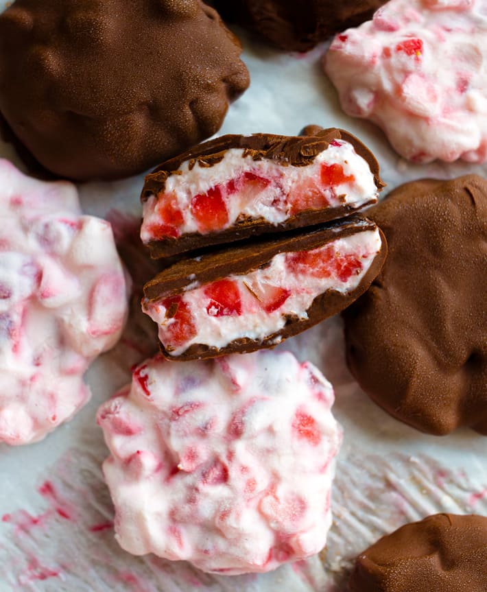 Chocolate Strawberry Yogurt Snack Bites