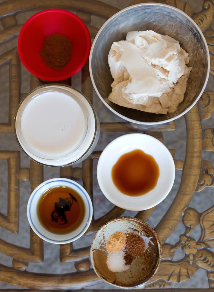 Dairy Free Eggnog Ingredients (Eggless)