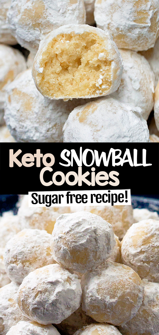 Easy Keto Snowball Cookies (Pecan Or Almond) Easy Keto Snowball Cookies (Pecan Or Almond)