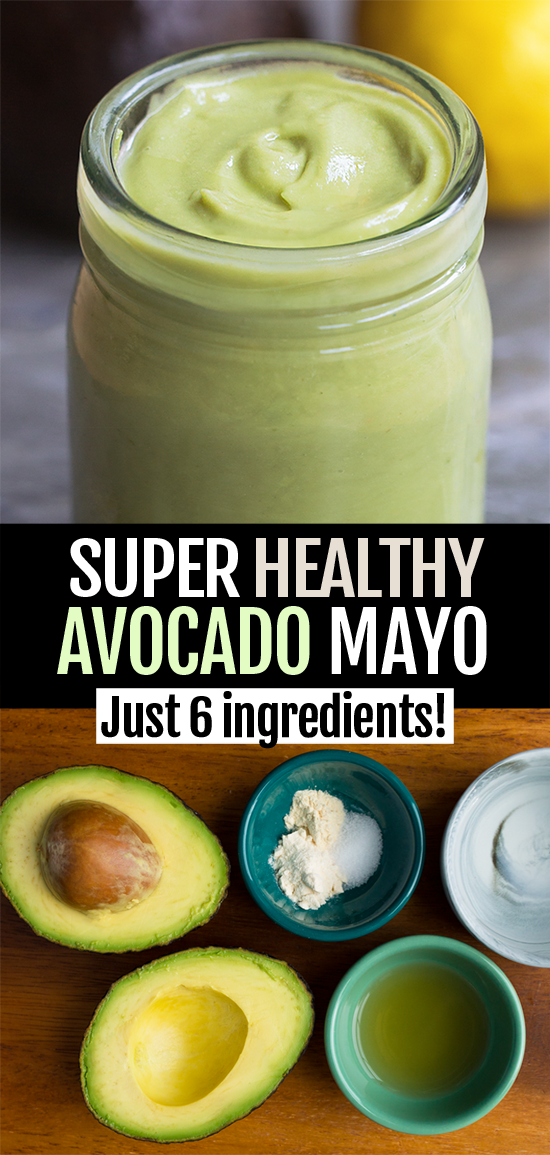Oil Free Avocado Mayonnaise (Low Fat Recipe)