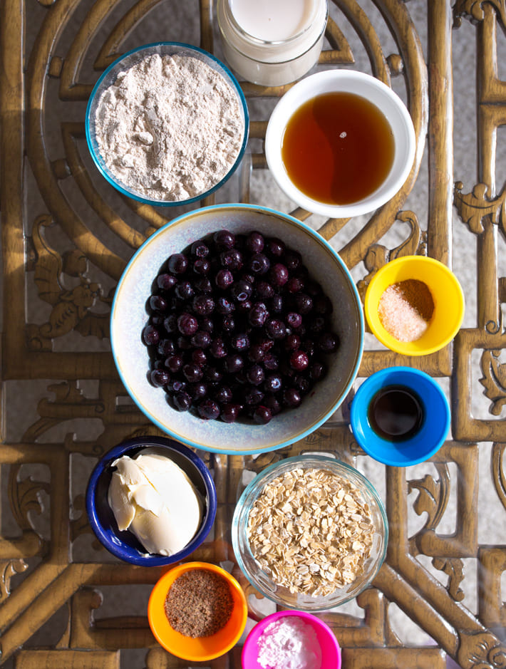 Vegan Gluten Free Blueberry Muffin Ingredients Vegan Gluten Free Blueberry Muffin Ingredients