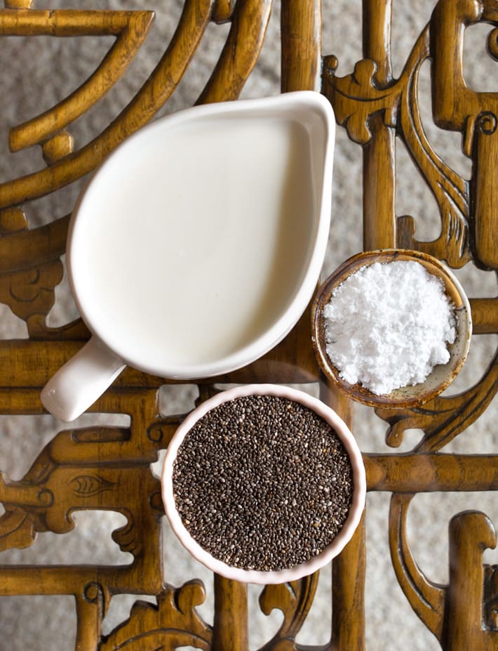 Chia Seed Pudding Ingredients