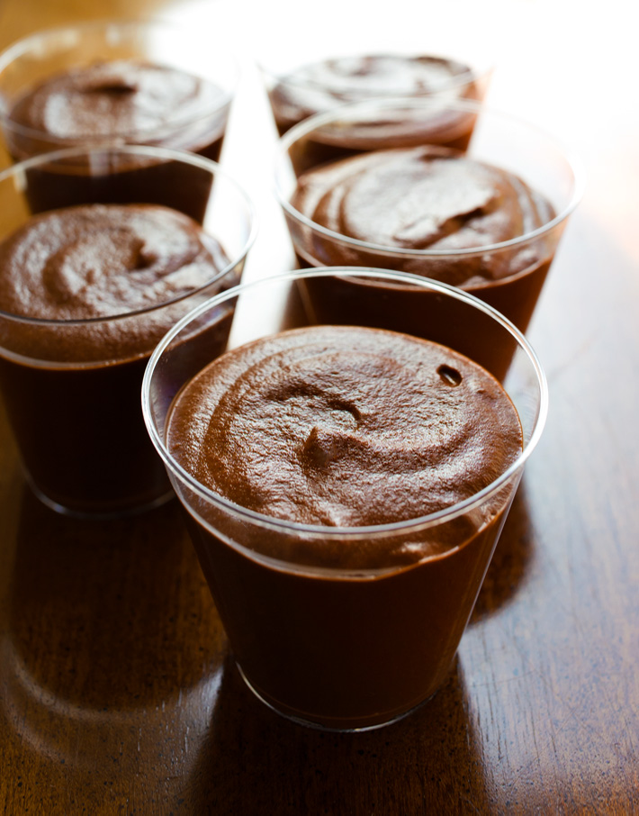 Healthy Chocolate Mousse Cups