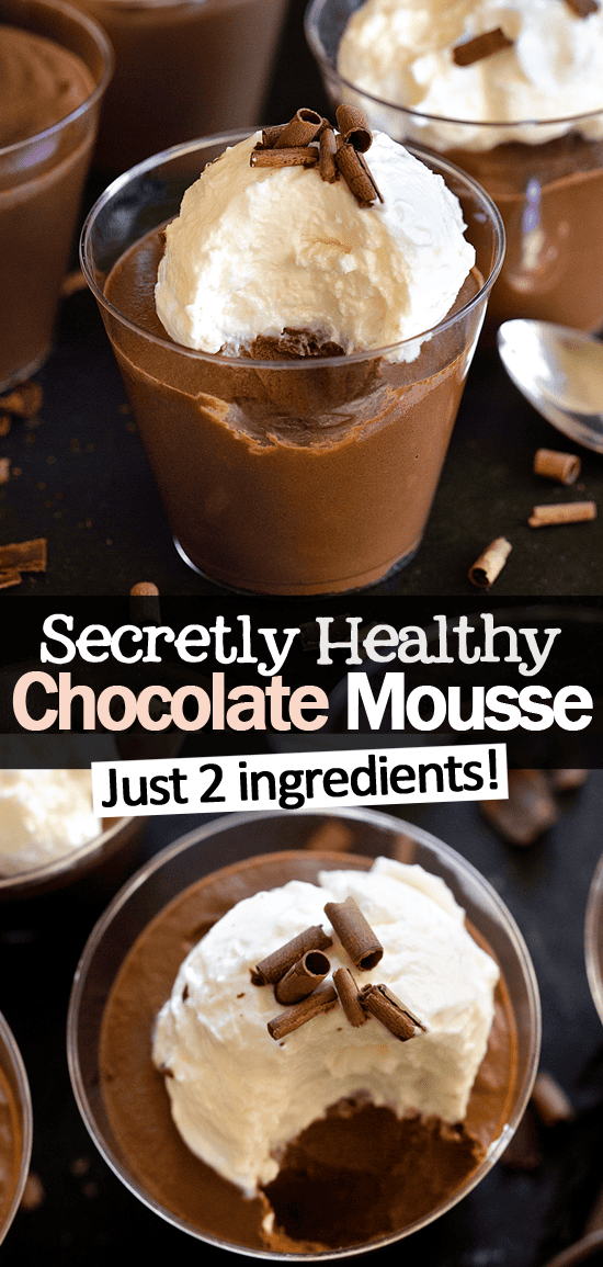 Healthy Dark Chocolate Mousse Recipe (Egg Free)