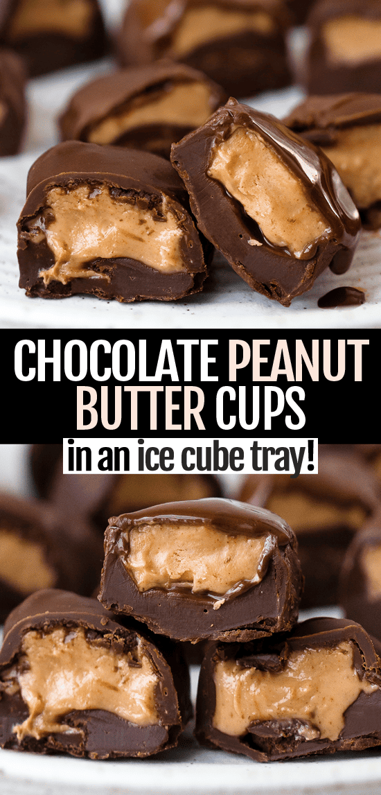 3 Ingredient Ice Cube Tray Peanut Butter Cups 3 Ingredient Ice Cube Tray Peanut Butter Cups