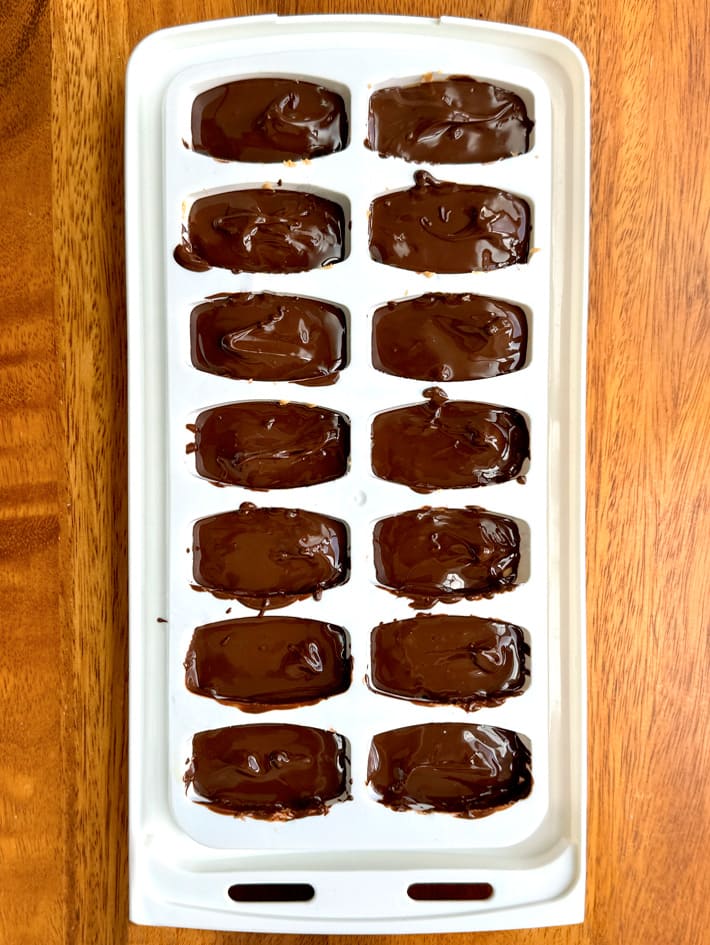 Chocolate Ice Cube Tray Peanut Butter Cups Chocolate Ice Cube Tray Peanut Butter Cups