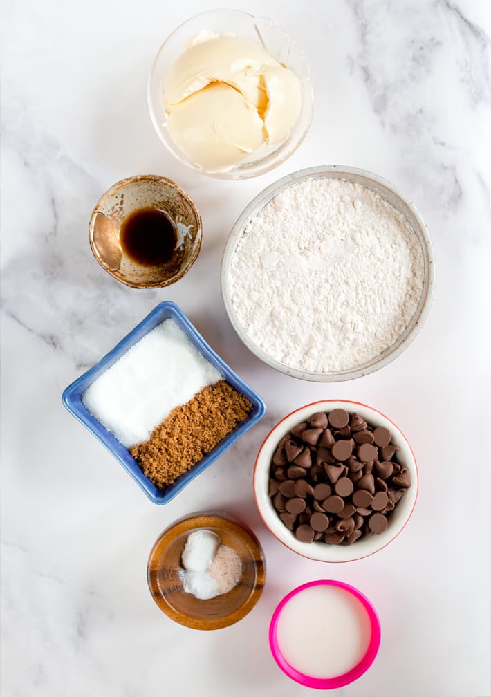 Dairy Free Blondie Ingredients
