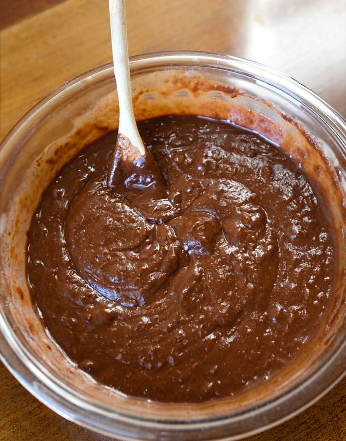 Dark Chocolate Avocado Cake Batter Dark Chocolate Avocado Cake Batter