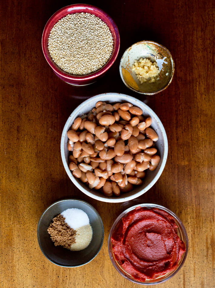 Quinoa Pizza Ball Ingredients