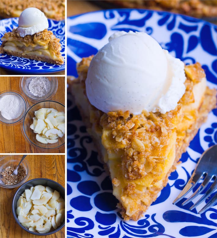 Step By Step Healthy Apple Crumble Pie Step By Step Healthy Apple Crumble Pie