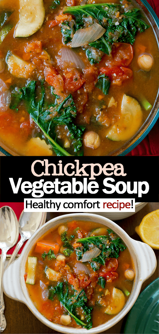 The Best Vegan Vegetable Soup With Chickpeas (High Protein)