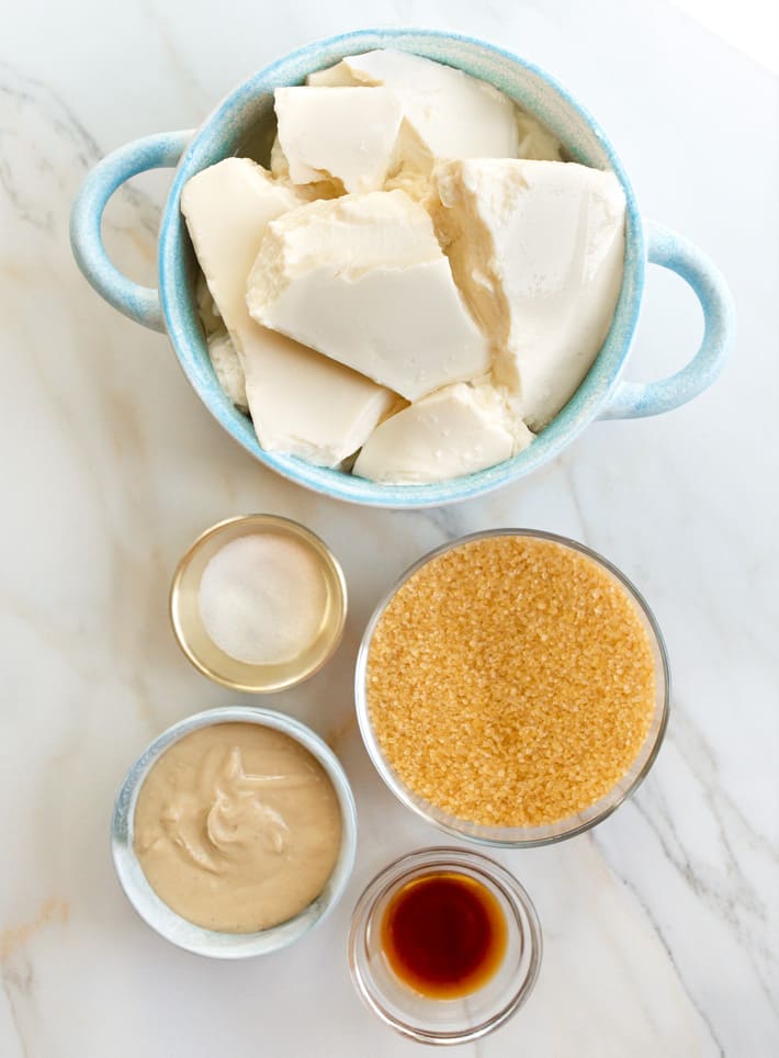 Egg Free Tofu Cheesecake Ingredients