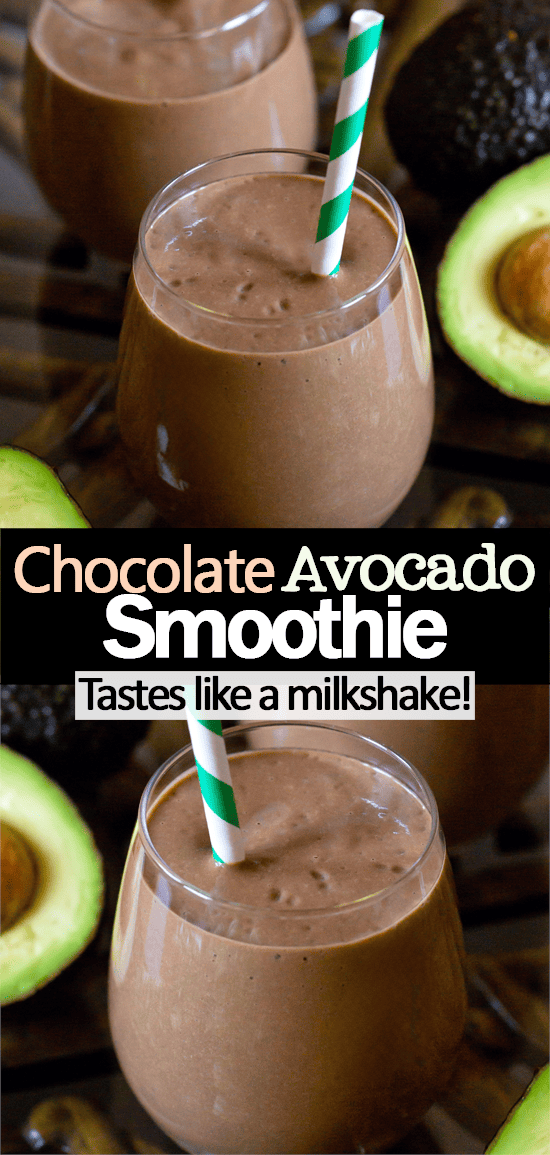 Healthy Chocolate Avocado Smoothie (High Protein Shake Recipe) Healthy Chocolate Avocado Smoothie (High Protein Shake Recipe)