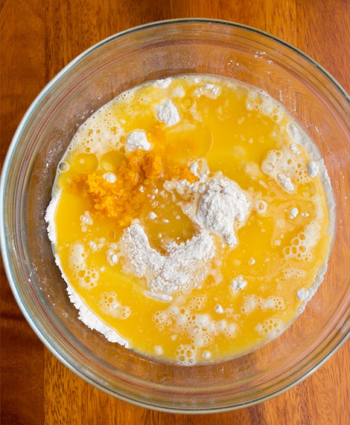 Homemade Orange Juice Loaf Batter