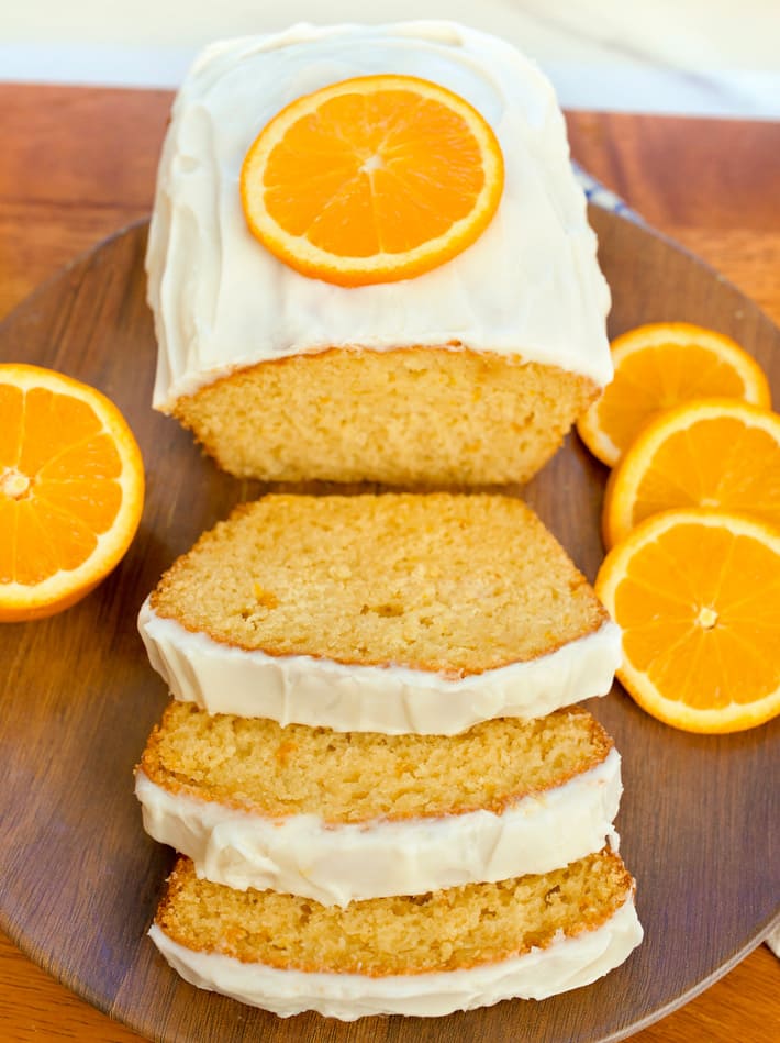 Orange Bread With Cream Cheese Frosting
