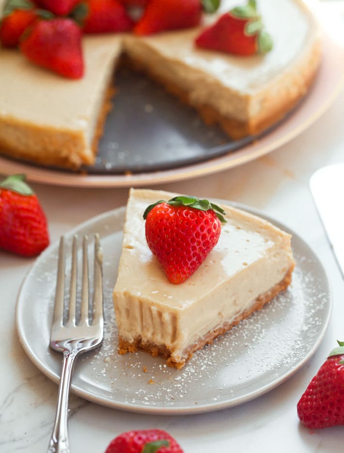 Tofu Cheesecake Slice (Dairy Free Dessert)
