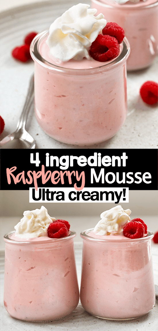 Whipped Raspberry Mousse (light texture)