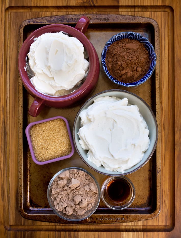 Protein Chocolate Cheesecake Ingredients